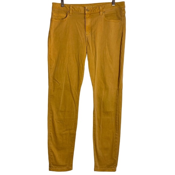 Michael Michael Kors Izzy Skinny Jeans Rust Maple Leaf Cotton Mid Rise 12 - Picture 3 of 17
